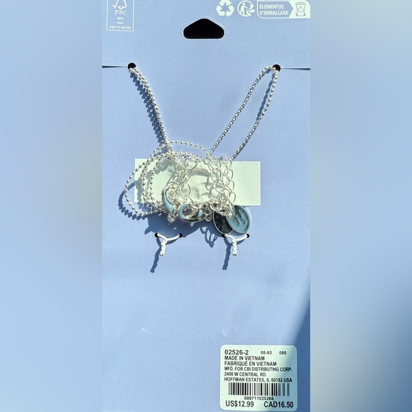 Claire's Pink and Silver-tone Best Friends Bunny Tail Necklaces- 2 Pack - Picture 7 of 9